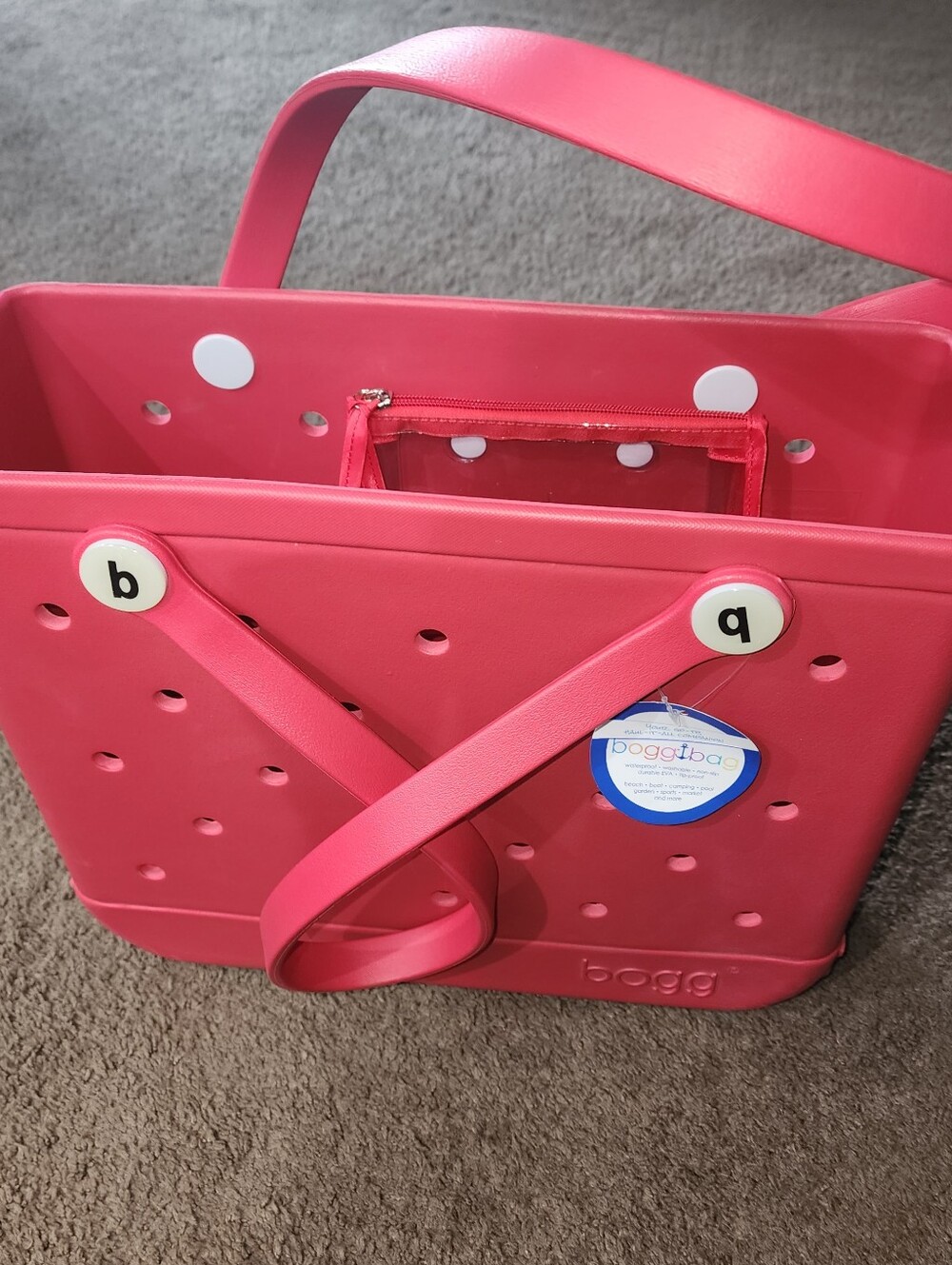 Priced To Sell!!!Baby BOGG BAG Pink Perforated Tote - Picture 3 of 5